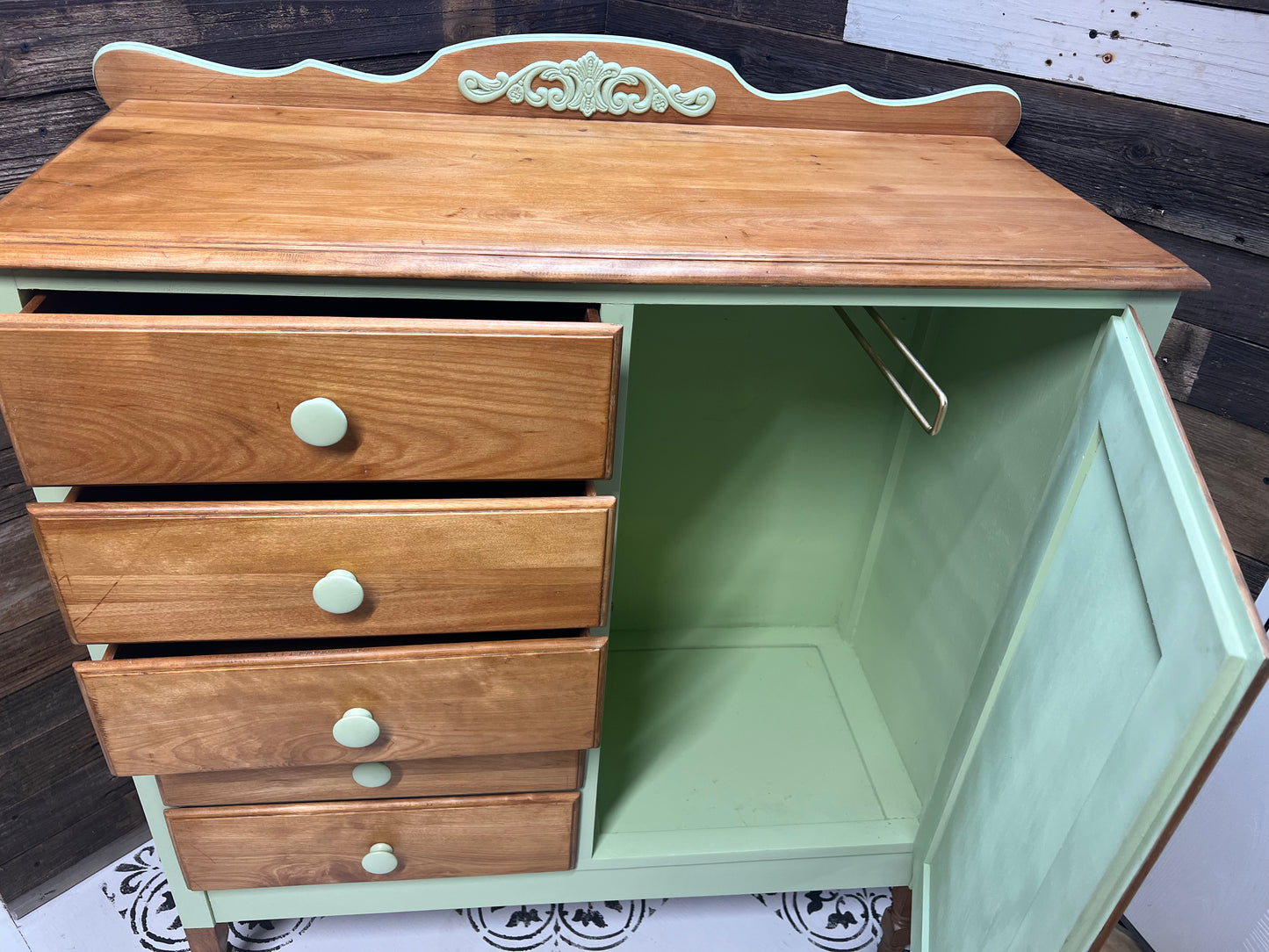 Kids Antique Wardrobe