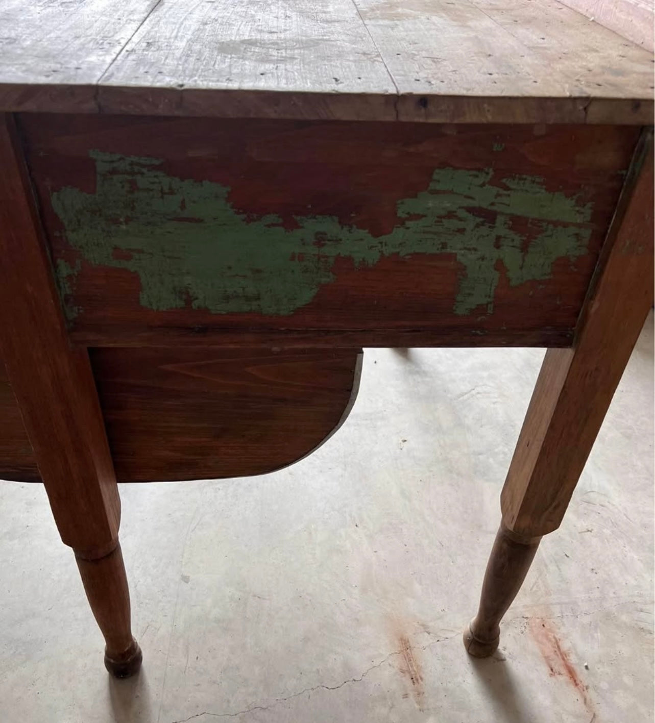 Antique Potbelly Bakers Table