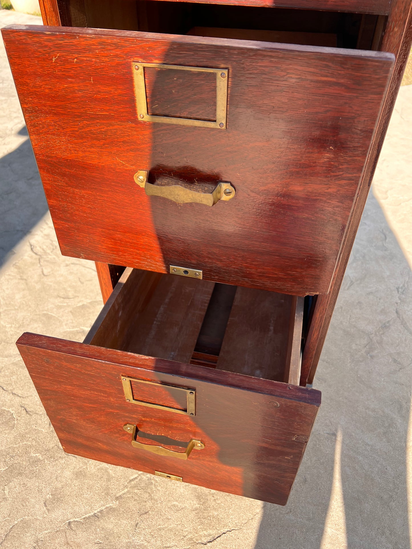 Wood Filing Cabinet